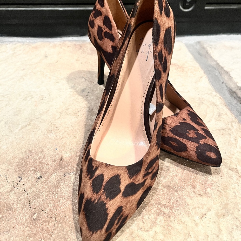 Women's leopard print A New Day heels